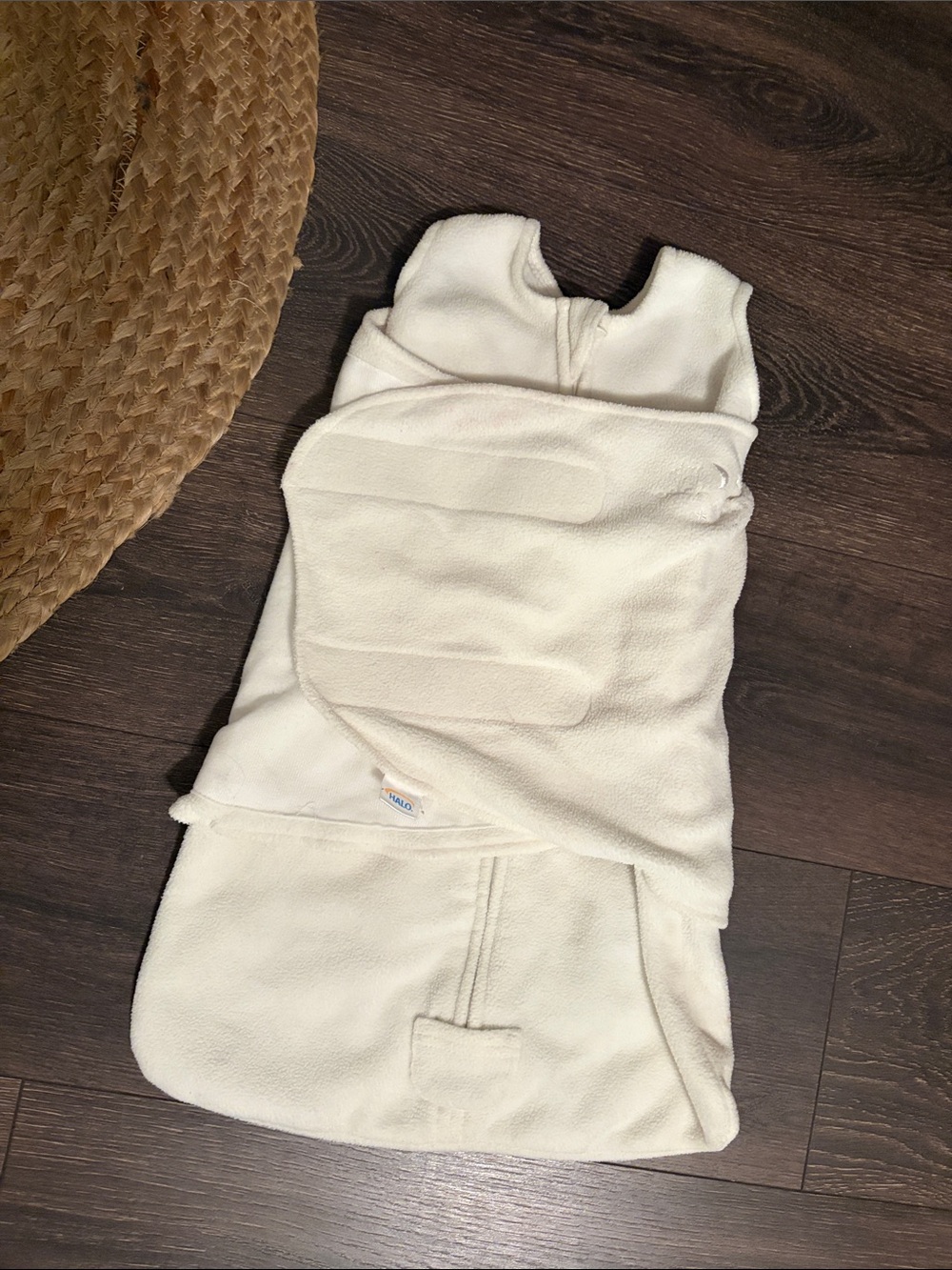 Halo Cream Fleece Infant Sleep Sack Swaddle